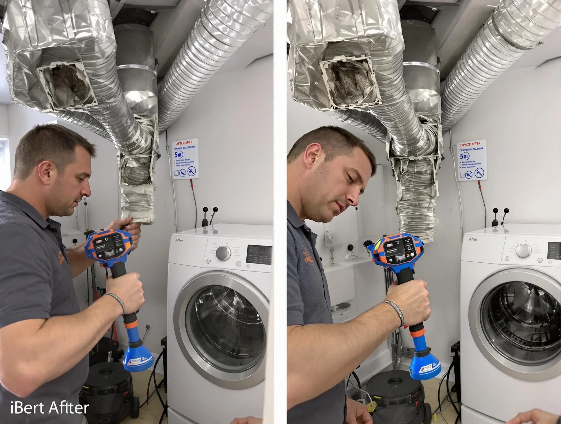 Professional clogged vent cleaning by Newnan Dryer Vent Cleaning in Newnan