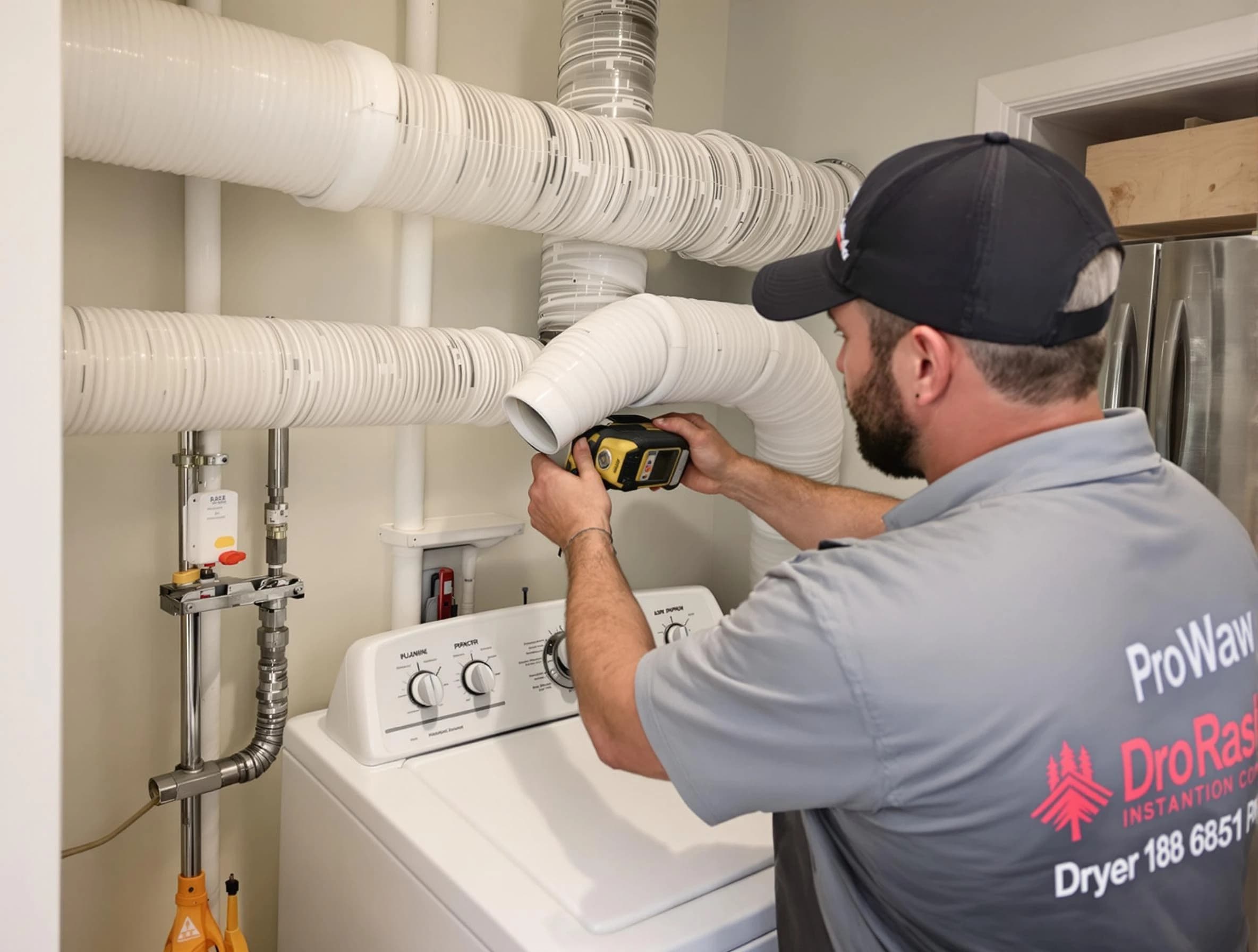 Professional dryer vent hose installation by Newnan Dryer Vent Cleaning in Newnan