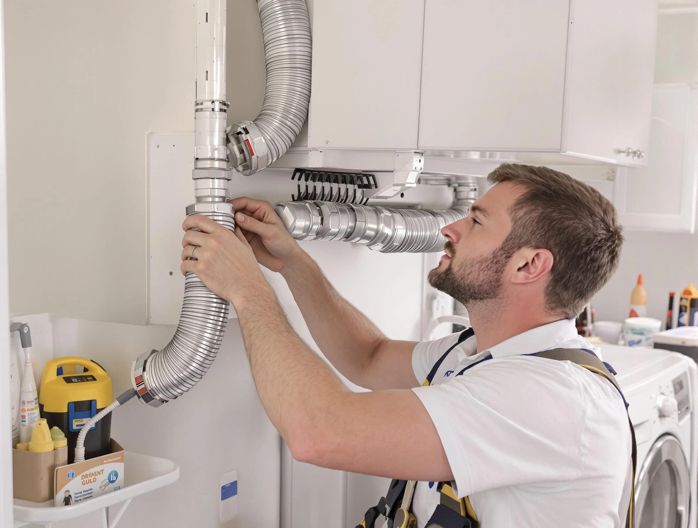 Professional dryer vent repair and installation by Newnan Dryer Vent Cleaning in Newnan