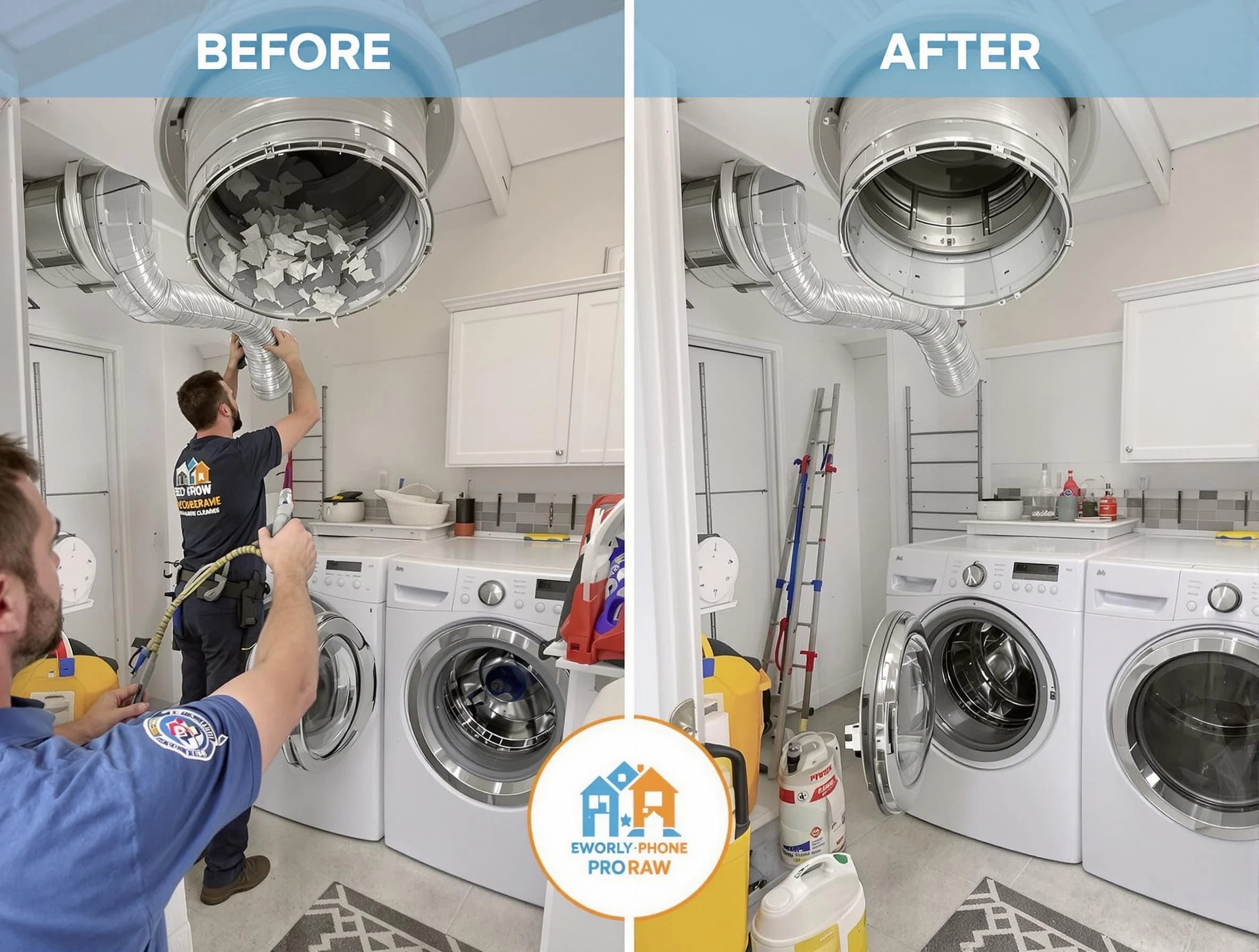 Residential dryer vent cleaning by Newnan Dryer Vent Cleaning in Newnan