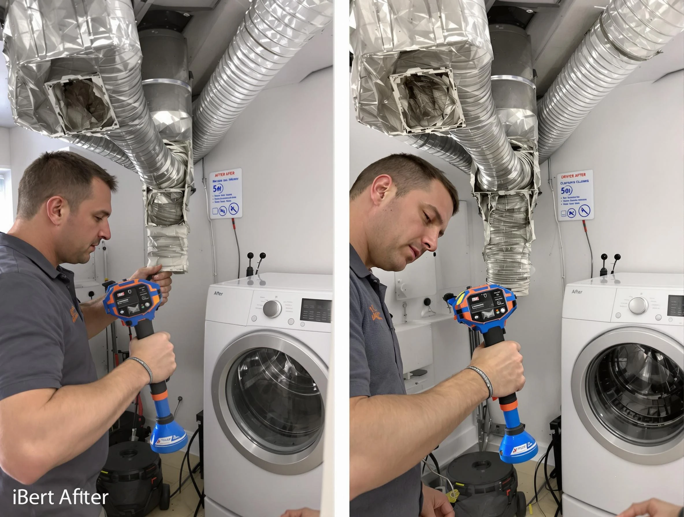 Professional clogged vent cleaning by Newnan Dryer Vent Cleaning in Newnan